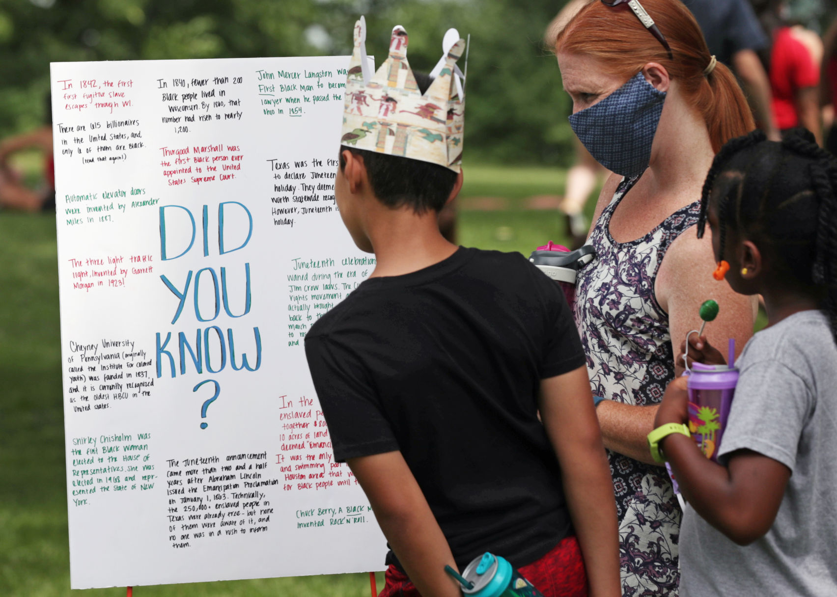 Juneteenth rally at Olin Park